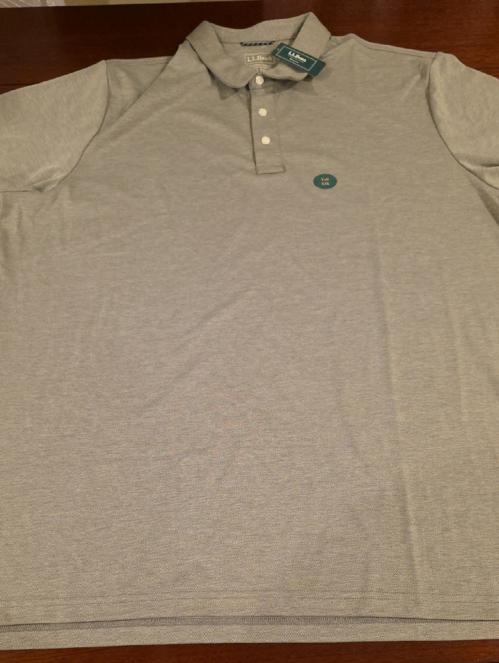 L.L. Bean Men’s Light Green New Polo Shirt Size XXL